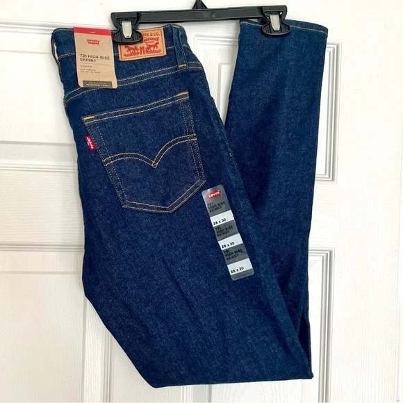 LEVIS 721 High Rise Skinny Jeans - Picture 2 of 3